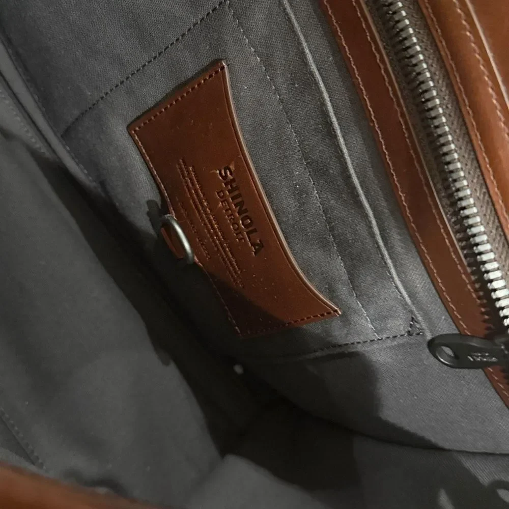 Shinola Bert Zip Brief Tote